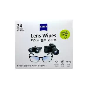 자이스 렌즈 와이프 일회용 안경닦이 티슈 휴대폰 카메라 액정 클리너 렌즈청소 24매