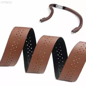 가죽 로드 자전거 바테이프 브라운 마감재 밤색 투어링