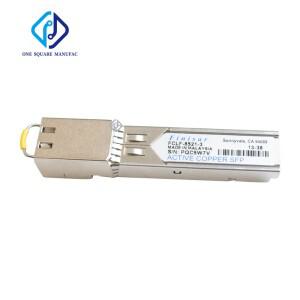 FINISAR FCLF-8521-3 1.25G 850nm 300M FCMJ-8521-3 SFP-T RJ45 1000BASE-T 다중 모드 광섬유 모듈 트랜시