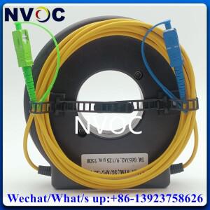 SCAPC-SCUPC SM G657A2 150M 베어 파이버 케이블 박스, OTDR 발사 제거기, 단일 모드 광섬유 링 (OS2), 150