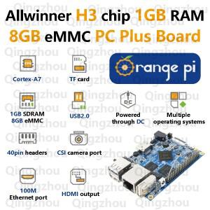 Pi PC Plus 1G DDR3, 8G EMMC 플래시, Allwinner H3 오픈소스 미니 PC 싱글 보드 컴퓨터