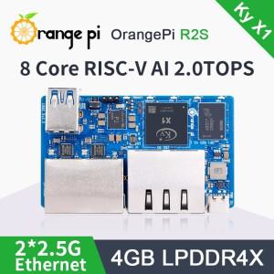 오렌지 파이 R2S 4GB RAM 8GB EMMC 싱글 보드 컴퓨터 RISC-V AI 2TOPS CPU 미니 PC