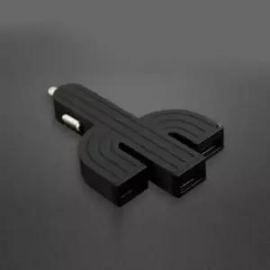 USB플러그 차량용 시가잭 충전기 충전잭 USB 3구 블랙 4.1A