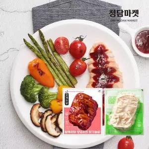 [청담마켓] 양념 닭가슴살 20팩 (양념치킨 10팩 + 와사비마요 10팩)