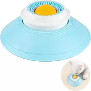 1pcs 개 핥기 고양이를 위한 액체 음식 슬로우 피더 매트 미끄럼 방지 볼 교육 장난감 진정시키고 불안을