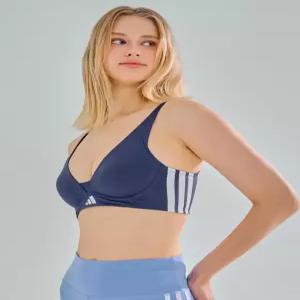 아디다스 퍼포먼스 여성 에어로 쿨링 핏 브라팬티 2종세트 (네이비)