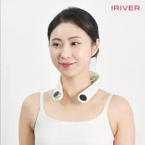 아이리버 EMS 목 마사지기 3IN1 온열 진동 고주파 저주파 IHC-NL010