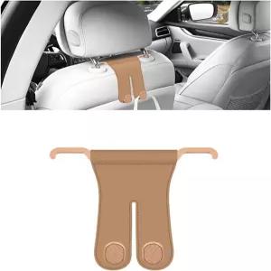 셀 카시트 백 헤드레스트 후크 가죽 차량 시트백 더블 오거나이저 행거 다기능 자동차 내부 수납 액세서리