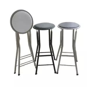 접이식 바스툴 철제 높은 스탠딩 의자 아일랜드 인테리어 폴딩 카운터체어