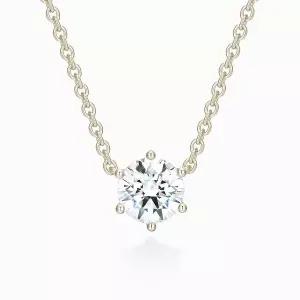 [오네주얼리] 18K Essentiel 1캐럿 랩다이아몬드 목걸이 ONW20400N