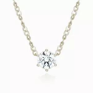 [오네주얼리]14K Essentiel 7부 랩다이아몬드 목걸이 ONW20400-2N