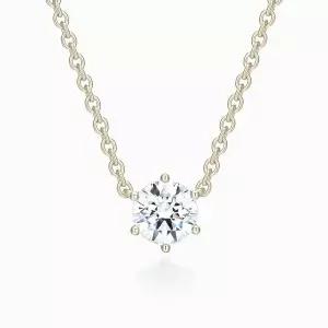 [오네주얼리]18K Essentiel 7부 랩다이아몬드 목걸이 ONW20400N