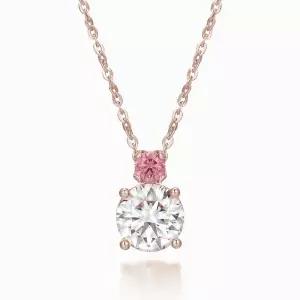 [오네주얼리] 14K Rose Pur 1캐럿 랩다이아몬드 목걸이 ONW20242N