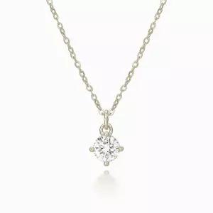 [오네주얼리][ONLY SSG] 14K Aube 2부 랩다이아몬드 목걸이 ONW20420N