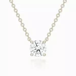 [오네주얼리] 14K Essentiel 1캐럿 랩다이아몬드 목걸이 ONW20440N
