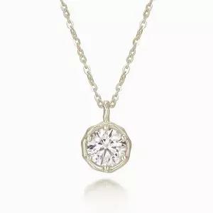 [오네주얼리]14K Aube 7부 랩다이아몬드 목걸이 ONW20020N