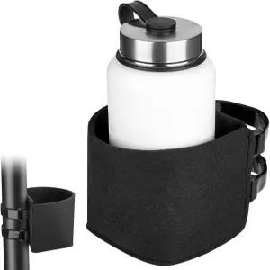 조절 가능한 스트랩이 두 개 있는 Xerciz 러닝머신 컵 홀더 수직 바용 물병 골프 카트용 범용 음료 워커