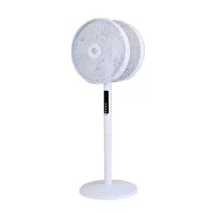 장안 16인치 양면선풍기 리모컨 타이머 더블헤드 가정용 업소용 매장용 선풍기_h