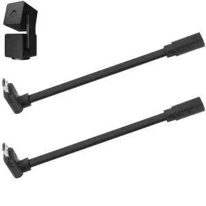 Wyze Cam 팬 v3 및 Pro와 호환되는 Uogw 2 팩 확장 케이블 5인치 남성용/여성용 익스텐더 코드 마이크로