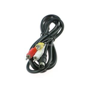 1PC SEGA GENESIS 레트로 비디오 6FT 1800MM 연결 코드 RCA 비트 케이블 오디오