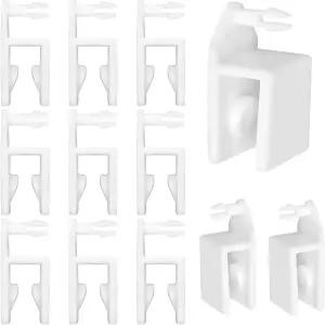 비닐 셔터 수리 부품 커넥터용 클립 커플링크 12팩 리어 틸트 바 블라인드 헌터 더글라스/이클립스용 교체