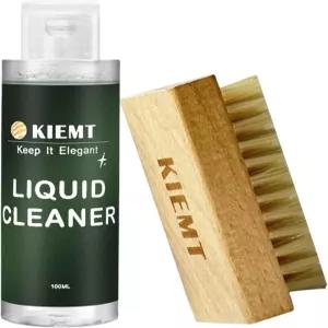 GQQcwVW KIEMT 원단 가죽 캔버스 면 니트 메쉬 플라스틱 고무 화이트 스니커즈 케어 및 브러시 청소용 신발