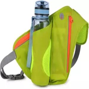 FMURY 스포츠 패니 팩 러닝 휴대폰 포켓 야외 사이클링 등산 가방 물병 벨트블랙