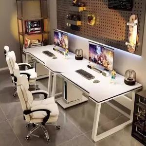 2인용 컴퓨터책상 커플석 모텔 PC방 게이밍책상 커플