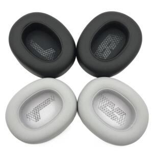 JBL호환 E65BTNC Duet NC LIVE650 헤드셋 용 교체 가죽 이어 패드 쿠션 귀마개 메모리 폼 커버 헤드폰