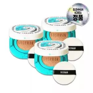 부쉬맨 스포츠 톤업 선쿠션 SPF50+PA++++ 15g 3개