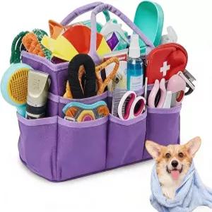 5개의 주머니가 있는 그루밍 정리 가방 반려동물 용품용 600D 옥스포드 휴대용 토트 도구를 위한 여행용