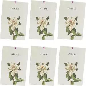 재스민 주머니 프레시 향 걸이 서랍 및 옷장용 라벤더 가방 장식 기도 필수품 탈취제 홈 향수 6팩