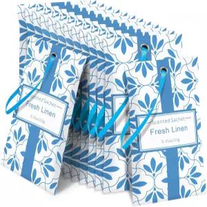 서랍 및 옷장용 STRN 린넨 향 주머니 오래 지속되는 가정용 향수용 14팩 소형 공간 방향제