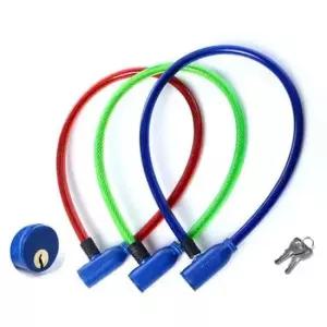 전동킥보드잠금장치 열쇠형 도난방지체인 와이어락8x630(mm)/자전거자물쇠