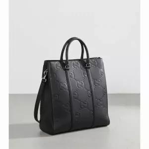 구찌 GG 점보 미디엄 토트백 숄더백 블랙 760233 AABY7 1000