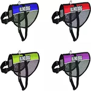 도기 스타일즈 메쉬 조끼는 중소형 품종을 위한 쿨 컴포트 나일론을 사용합니다 반사형 블라인드 개 탈착식