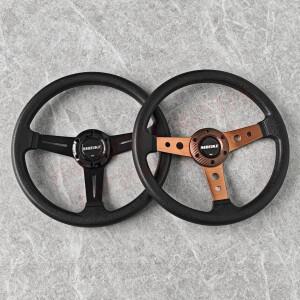 350MM14인치 유니버설 PU 자동차 레이싱 스티어링 휠 드리프트 스포츠