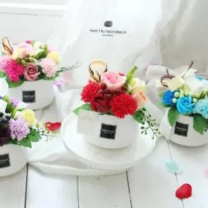 시그니처 카네이션 화분 대형 비누꽃 어버이날 선물 부모님 감사 꽃 장식