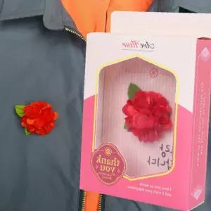 카네이션 부토니에 브로치 어버이날 스승의날 선물용 꽃 뱃지 감사 코사지