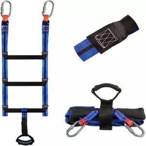 도박스 보트 사다리 3단계 아웃보드 - 낚시 수영 위한 휴대용 탈착식