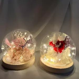 원형 카네이션 무드등 인테리어 조명 스승의날 어버이날 선물 분위기 소품