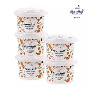 신안비금농협 본솔트 씻어나온 천일염 가는소금) 190gx5통