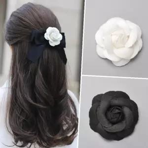 카멜리아 코사지 카네이션 머리 장식 브로치 어버이날 스승의날 행사용 핀