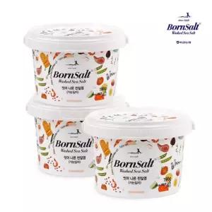 신안비금농협 본솔트 씻어나온 천일염 가는소금) 190gx3통