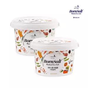 신안비금농협 본솔트 씻어나온 천일염 가는소금) 190gx2통