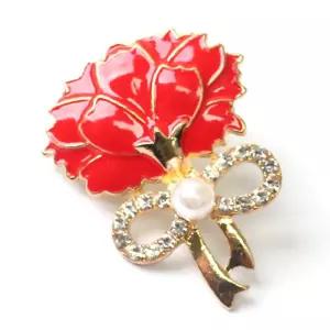 카네이션 배지 뱃지 브로치 미니 카네이션 어버이날 선물용 감사 코사지