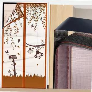 [원일안전] 방충망 여름철 홈 모기장 출입문 현관문 관리 방충용품 방충문  (본품)