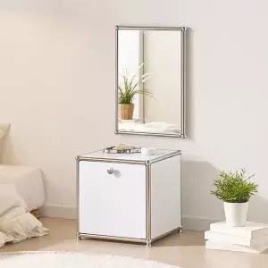 [라인아트]파스코 모듈 400미니좌식화장대 YJ-P879 미드센츄리인테리어 원룸화장대 모듈화장대 협탁겸용