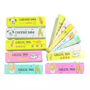 포장용기 일회용용기 사각 핫도그