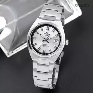 [에디피스] EFB-109D-7A 사파이어 실버 아날로그 캐쥬얼 정장 남자 메탈 시계 d7